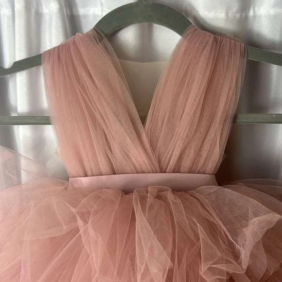 Hand Made Tulle Dress Kids Formal - Picture 4 of 16